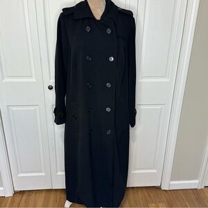 Linea Louis Dell’Olio Trench Coat Belted SZ 18W NWT Double Breasted Old Money